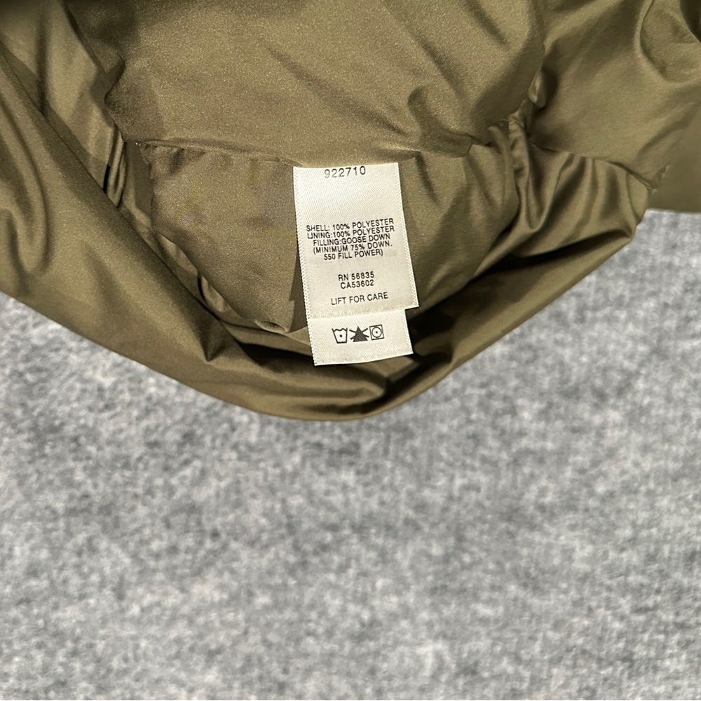 Cabela’s Premier Northern Goose Down Puffer Vest - Olive Green - Size L - Picture 3 of 9